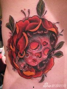 欧美直线纹身图片大全,直线纹身艺术风采展示