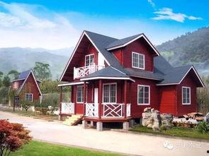 欧美木屋别墅屋檐图片,自然与艺术的完美融合