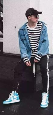 大肚腩男士欧美穿搭图片